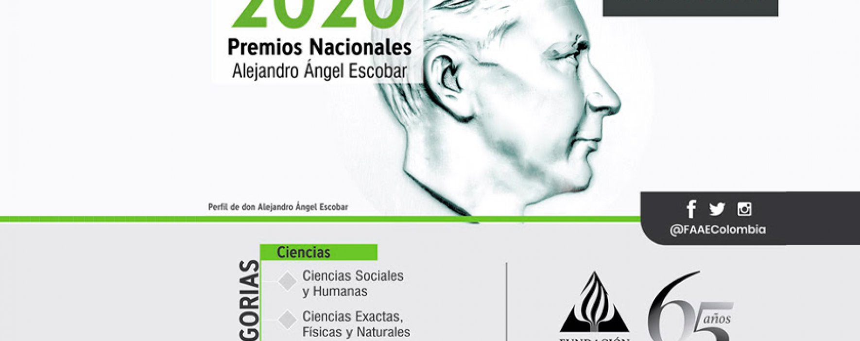Inscripciones abiertas para la convocatoria 2020 de los Premios Alejandro Ángel Escobar