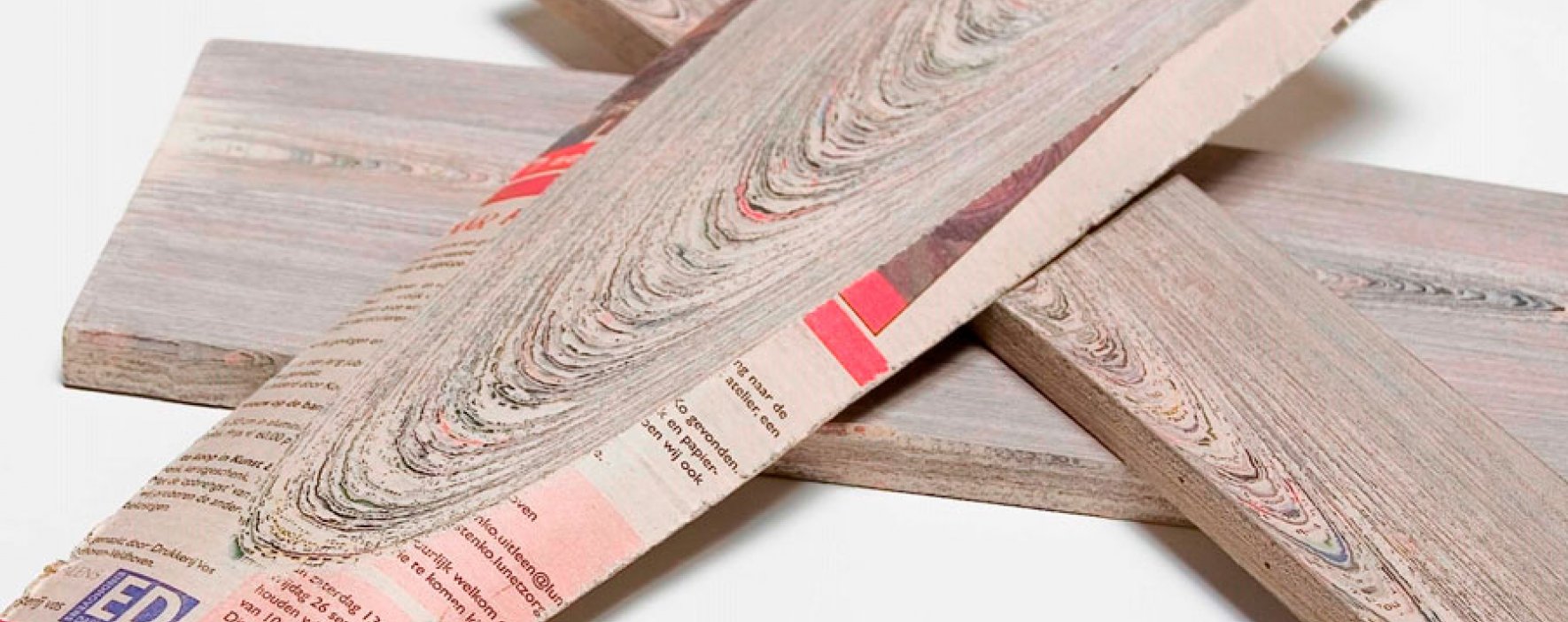 Kranthout, el papel de periódico hecho madera 