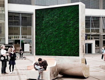 CityTree, el árbol artificial que absorbe la contaminación del aire