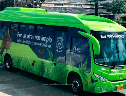 El primer bus eléctrico del Eje Cafetero ya rueda 