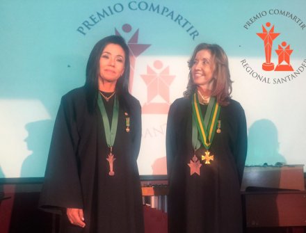 Emotiva ceremonia del Premio Compartir Regional Santander