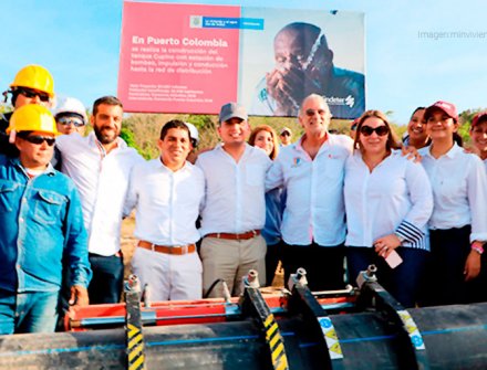 Inició construcción de tanque de agua potable en Puerto Colombia
