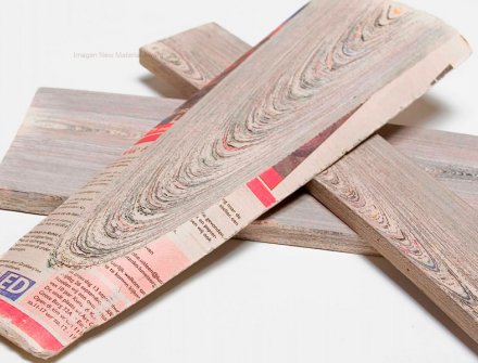 Kranthout, el papel de periódico hecho madera 