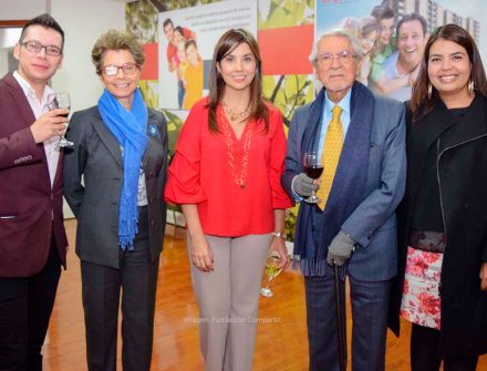La Fundación Compartir celebró el viaje de Luis Bermúdez al Global Teacher Prize 