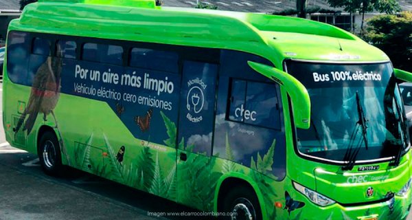 El primer bus eléctrico del Eje Cafetero ya rueda 