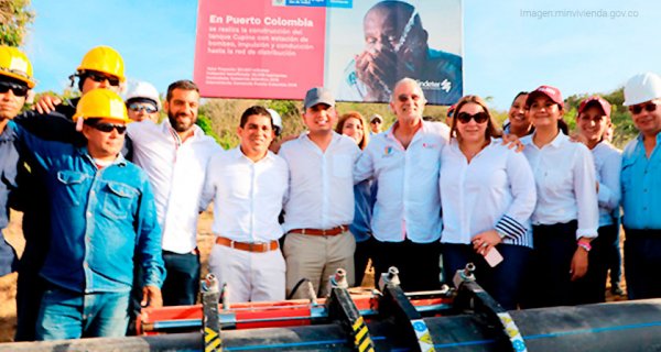 Inició construcción de tanque de agua potable en Puerto Colombia
