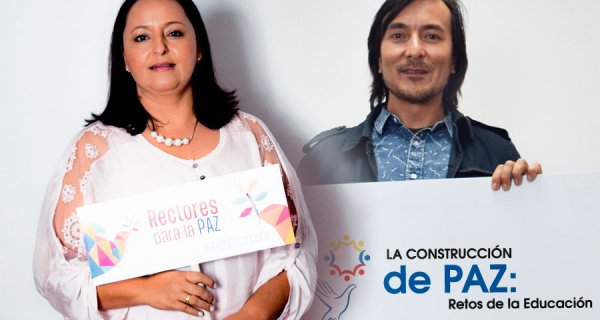 Maestro y rectora nominados al Premio Compartir 2016 en Foro de Paz