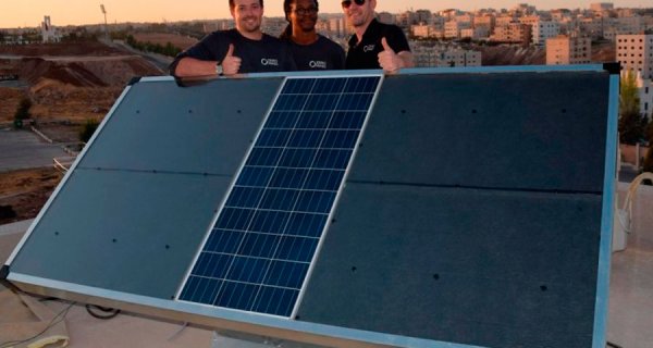 Source, el panel solar que produce agua en vez de energía