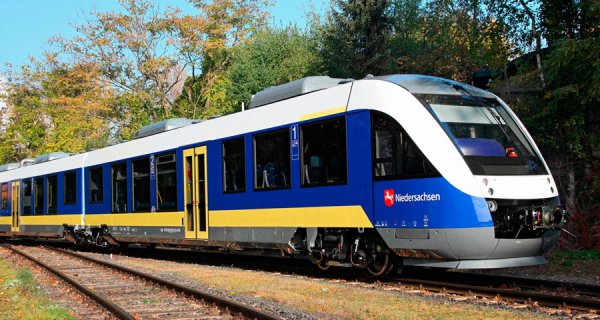 Tren movido con hidrógeno es pionero en el mundo